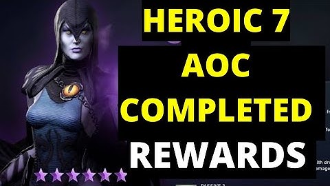 Heroic 7 AOC COMPLETED | Injustice 2 Mobile Update 5.2 |