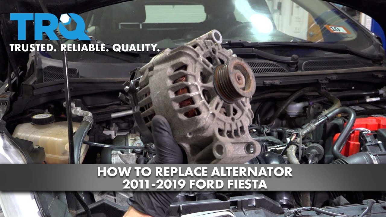 How to Replace Alternator 2011-2019 Ford Fiesta - YouTube