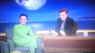 Haha I found a mistake conan and zach braff