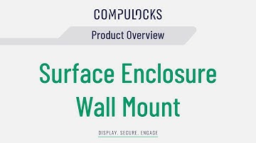 Surface Enclosure Wall Mount - Surface 2, Surface Pro, Pro 2, Pro 3 Workstation