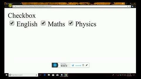 How to Creat  checkbox Html & dhtml