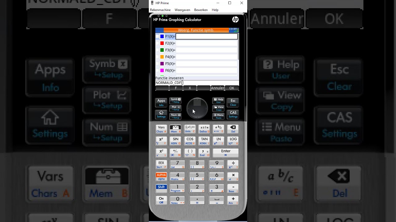 How To Do Normalcdf On Hp Prime