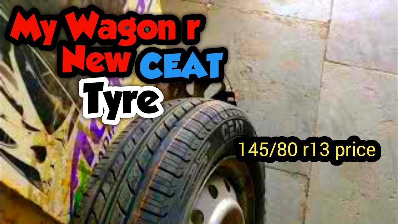 Wagon r tyre change | Best tyre for Wagon r Size 145/80 R13 - YouTube