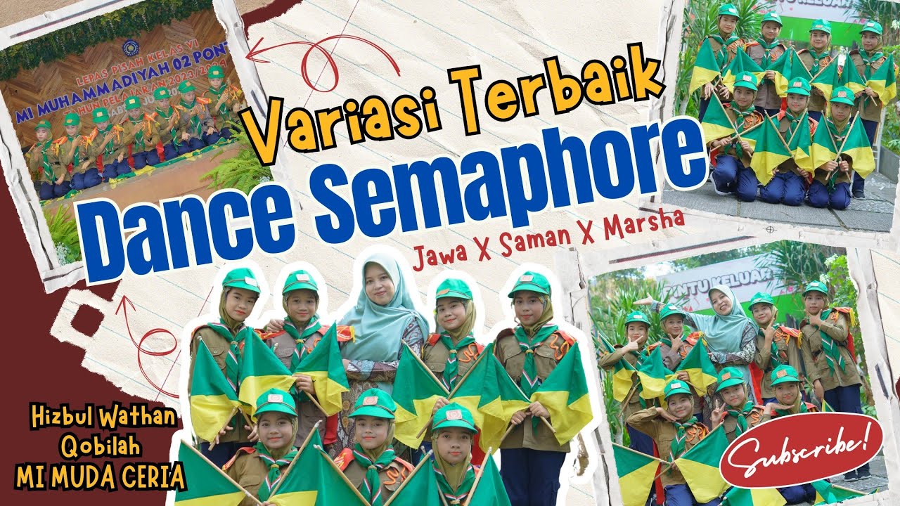 Dance Semaphore Kreasi Tari Jawa X Saman X Marsha - Hizbul Wathan MI MUDA CERIA