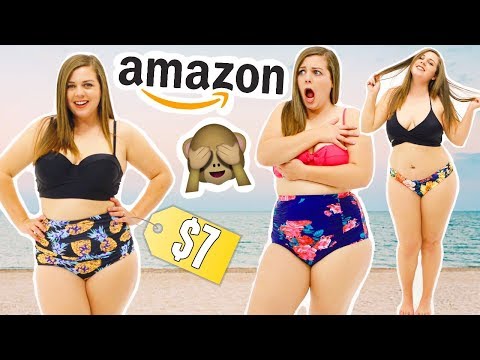 Trying On Cheap Bikinis from Amazon Under $20! Curvy Girl Swimsuit Try On Haul!. http://bit.ly/2T8gYQd