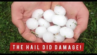 Heavy hail in Albania. Shkodra city!