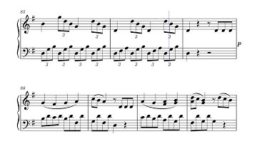 Piano Sonata op 49. no. 2 in G major Ludwig Van Beethoven (Official Solo Piano Sheet Music Video)