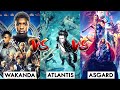 Asgard Vs Atlantis Vs Wakanda | Which Empire Is Most Powerful | BNN Review