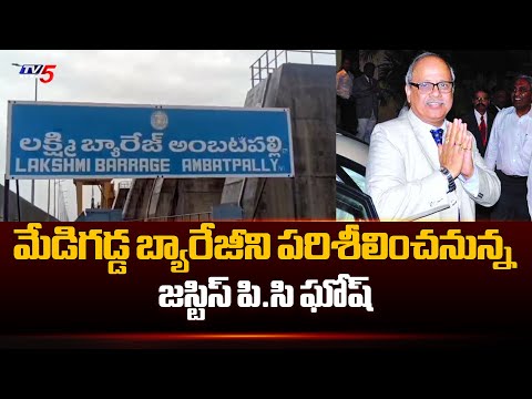 Judicial Inquiry on Medigadda Barrage | SC Former Justice PC Ghose | TV5 News - TV5NEWS