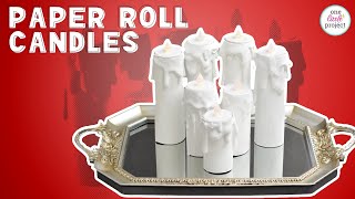 Paper Roll Candles | Fun and Easy DIY Candle Decoration