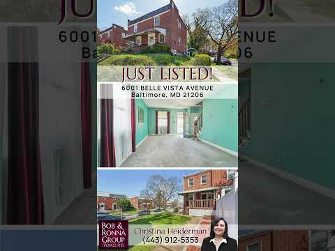 6001 Belle Vista Avenue, Baltimore, MD home video tour