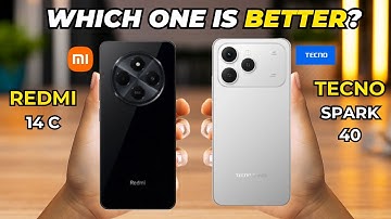 Tecno Spark 40 vs Redmi 14C Comparison