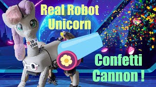Real Sweetie Bot Celebrates : Party Cannon Upgrade ! (1024 subs special)