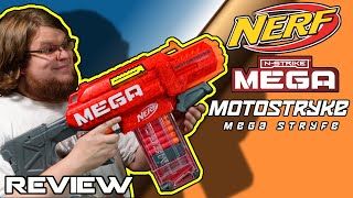 THE NERF MEGA STRYFE!! NERF Mega Motostryke Review