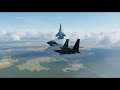 cobra maneuver in close range fight [ DCS world ]