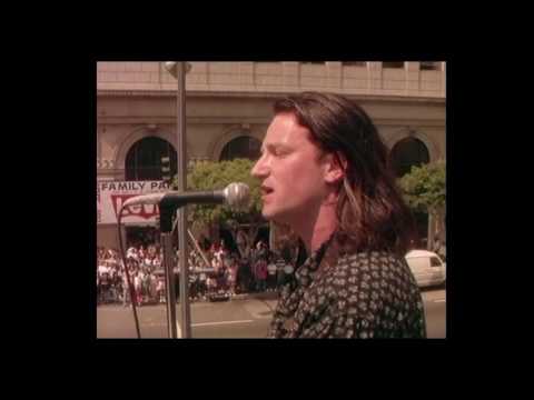 U2 - In God´s Country Live Rooftop , L A 1987