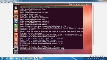 Installasi Web Server di virtual box linux ubuntu