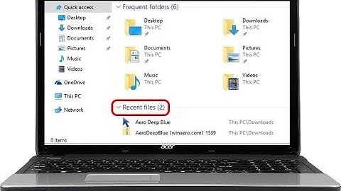 Completely Remove & Disable Recent Files History in Windows 10
