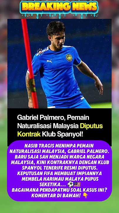 Gabriel Palmero Didepak Klub Spanyol! #football