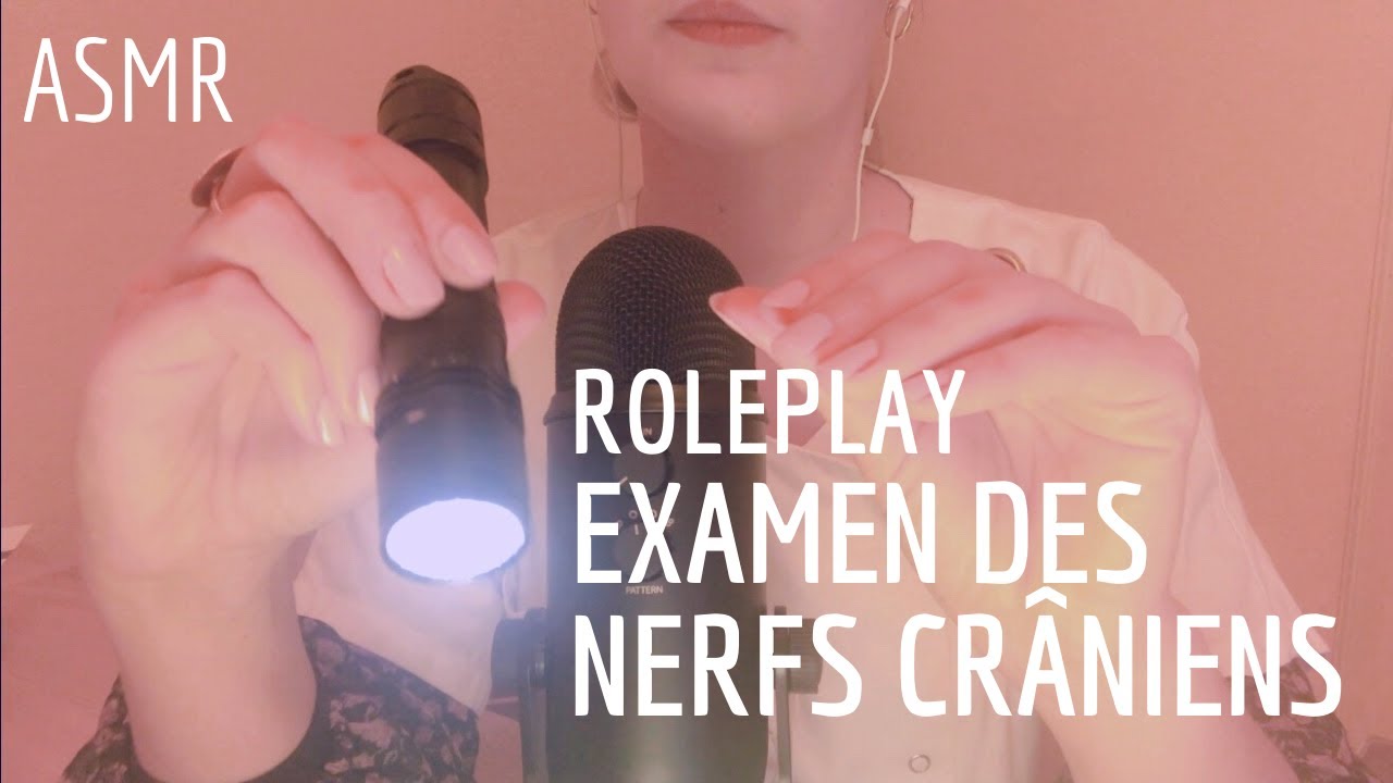 ASMR FR- 👩‍⚕️ Examen médical des nerfs crâniens 🧠 - Cranial Nerve Exam 🔍