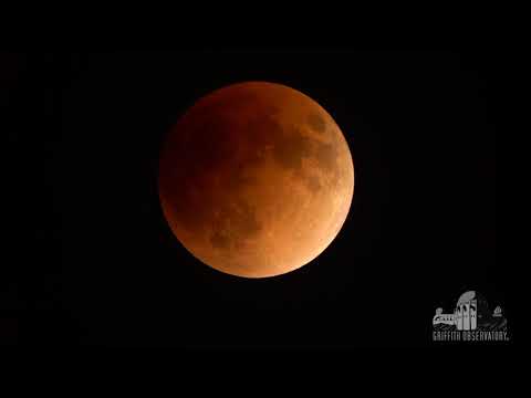 2018 Total Lunar Eclipse Timelapse   Griffith Observatory