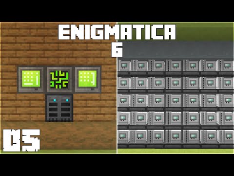 Enigmatica 6 :: E05 - Refined Storage & XNet Automation