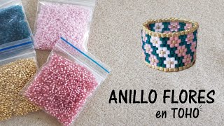 Tutorial anillo flores en Toho 🌺 / FÁCIL / DIY