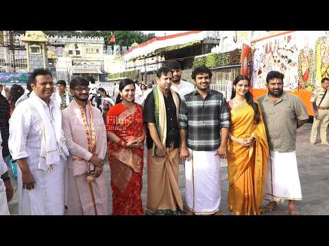 Chennai Love Story Team Visits Tirumala Temple | Kiran Abbavaram | Sri Gouri Priya | TFPC - TFPC