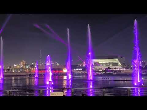 Dubai festival city Mall # Amazing fountain water dance in Dubai #dubai #foryou #viralvideo #viral