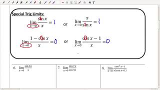 1.6 Limits by Algebraic Manipulation
