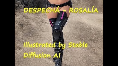 Using Stable Diffusion AI to illustrate the lyrics  of DESPECHÁ - ROSALÍA