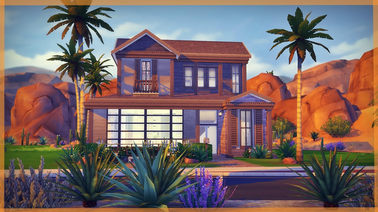 The Sims 4 House Build Desert Drive YouTube