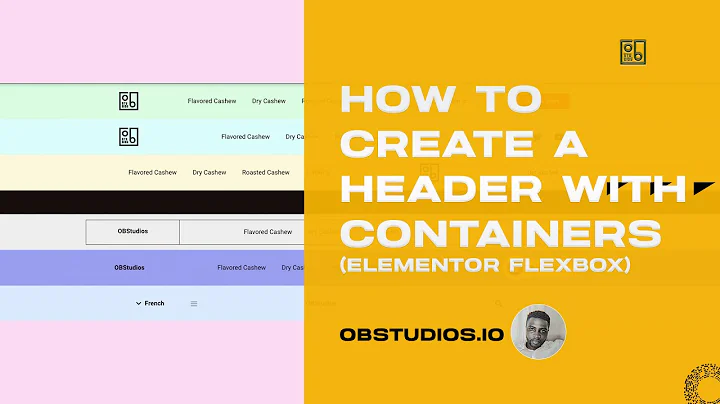 How To Create A Header With Elementor Flexbox Containers