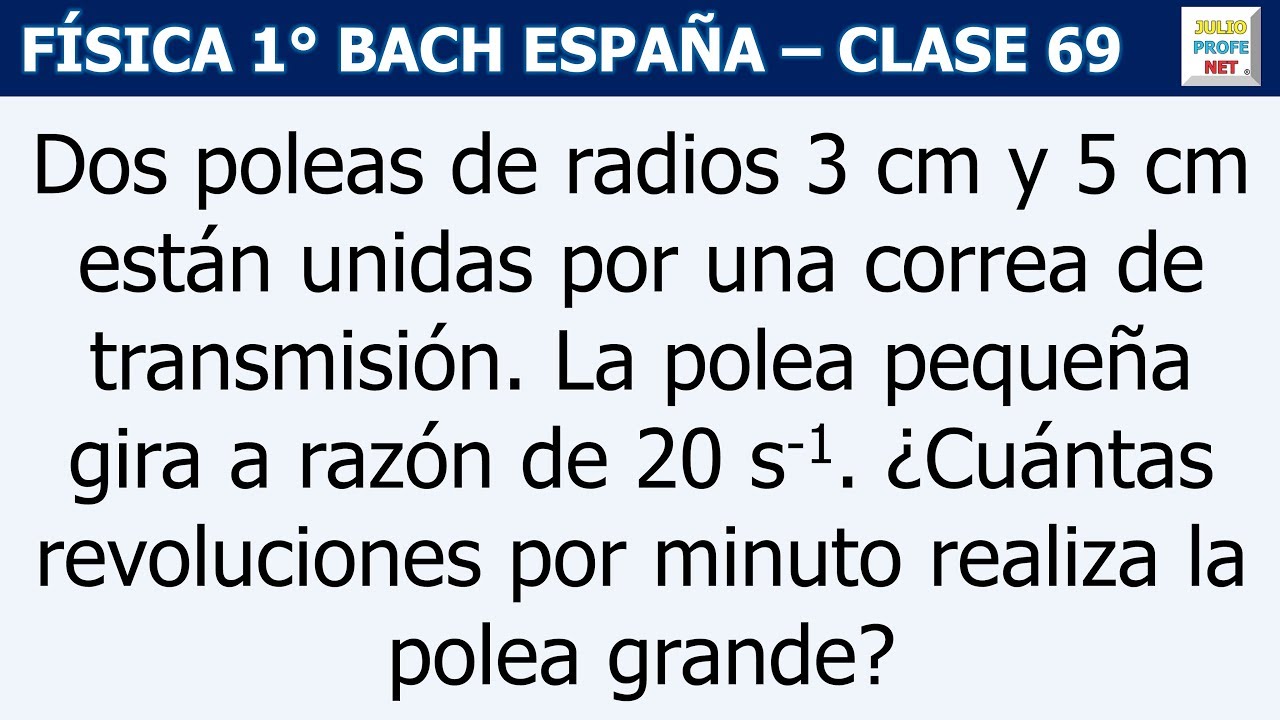 frecuencia cardiaca maxima 69. MOVIMIENTO CIRCULAR UNIFORME (Ejercicio 10)