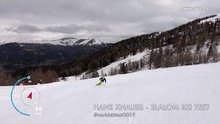  WorldSkitest 2019 - Hans Knauss slalom skitest