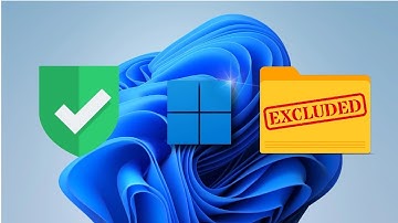 How to exclude a folder using Windows defender
