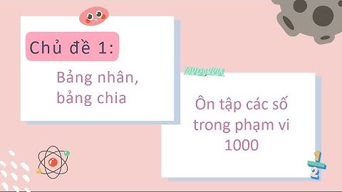 Powerpoint Toán 3 - Bài 1 - Ôn tập về các số trong phạm vi 1000 - SGK Cánh diều