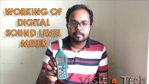 Working of a Digital Sound Level Meter || MASTECH MS6708