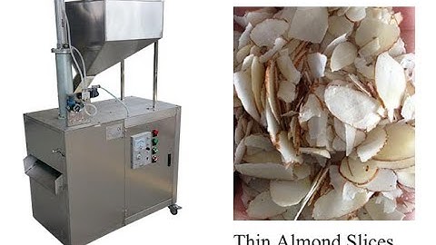 How do they slice almonds so thin?