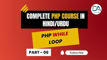 While Loop in Hindi / Urdu | While Loop in PHP | PHP Complete Course for Beginners