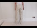 Isabel marant sivokayo ecru trousers m rrp 450