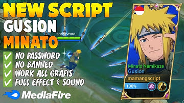 New Script Skin Gusion Minato Namikaze Optimized - No Password | Full Effect & Sound | New Patch