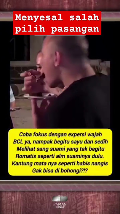 Ekspresi BCL melihat suaminya makan #bcl #ariel #artist #artisviral #viralshort #viralvideo #shorts