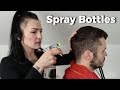 ASMR Spray Bottles Testing On Hair рџ рџ ASMR Spray Bottles Testing On Hair рџ рџ