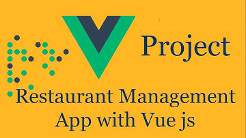 Vue js project #1 Introduction - Restaurant Management App