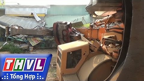 THVL | Người đưa tin 24G: Xe ép cọc lật đè 2 căn nhà tại Đồng Tháp