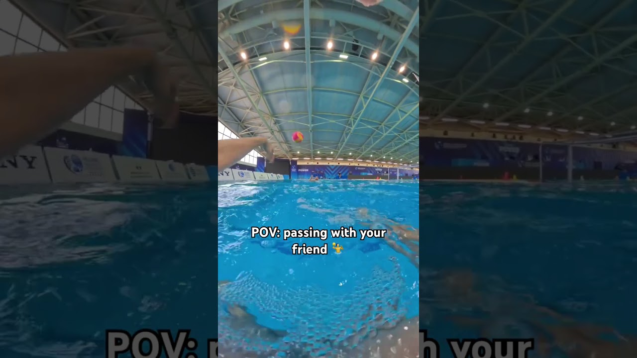 Just a chill training with your buddy 🤽‍♂️ #waterpolo #practice #pov #training #friends