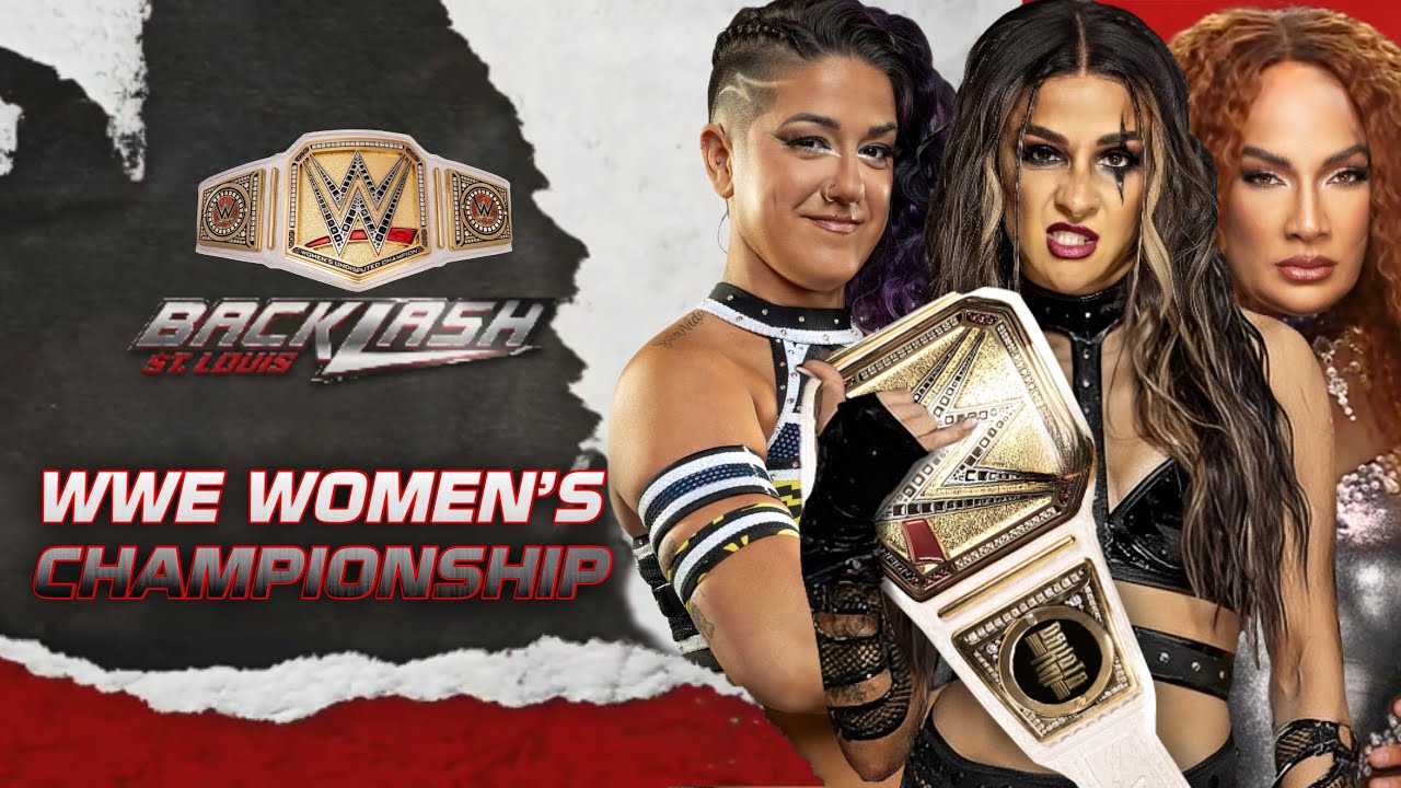 Bayley vs Nia Jax vs Dakota Kai : WWE Women's Championship : Backlash St Louis 2025