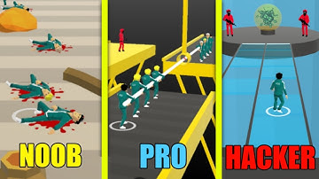 NOOB vs PRO vs HACKER - Squid Run