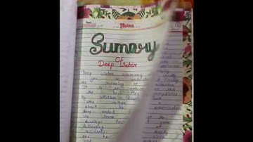 ##class 12th || English project file || topic Deep water 💧 water this vedio 😃😃😃😃.......